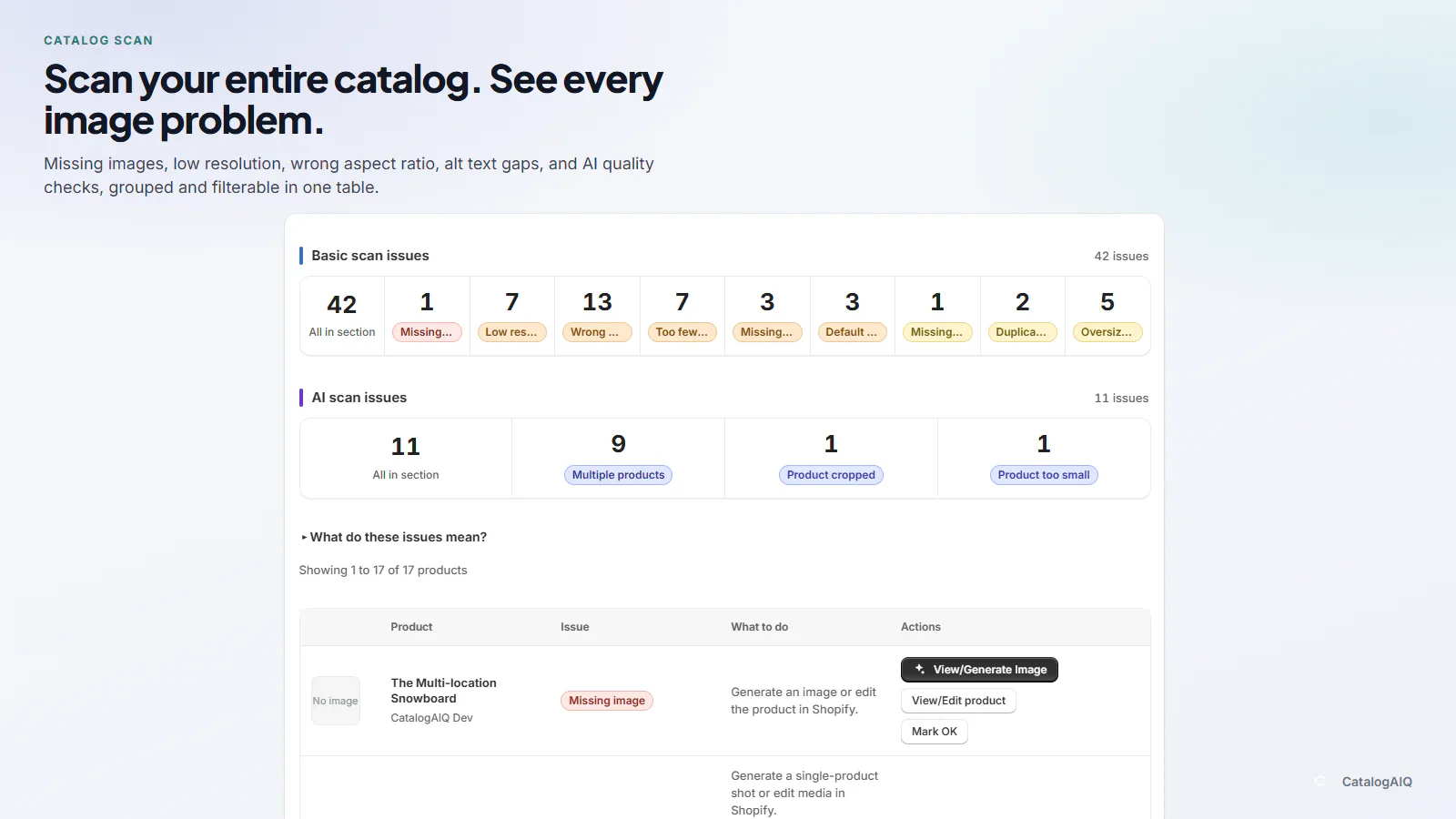 CatalogAIQ screenshot 2