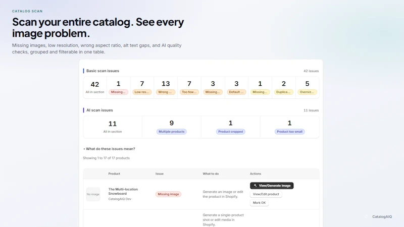 CatalogAIQ screenshot 2