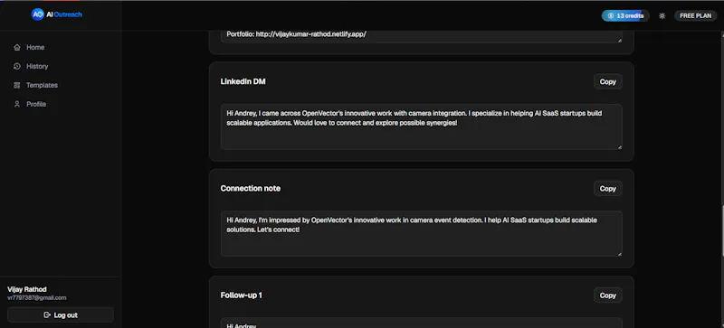 AI Outreach screenshot 7