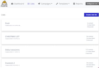 Postr Email Marketing gallery image