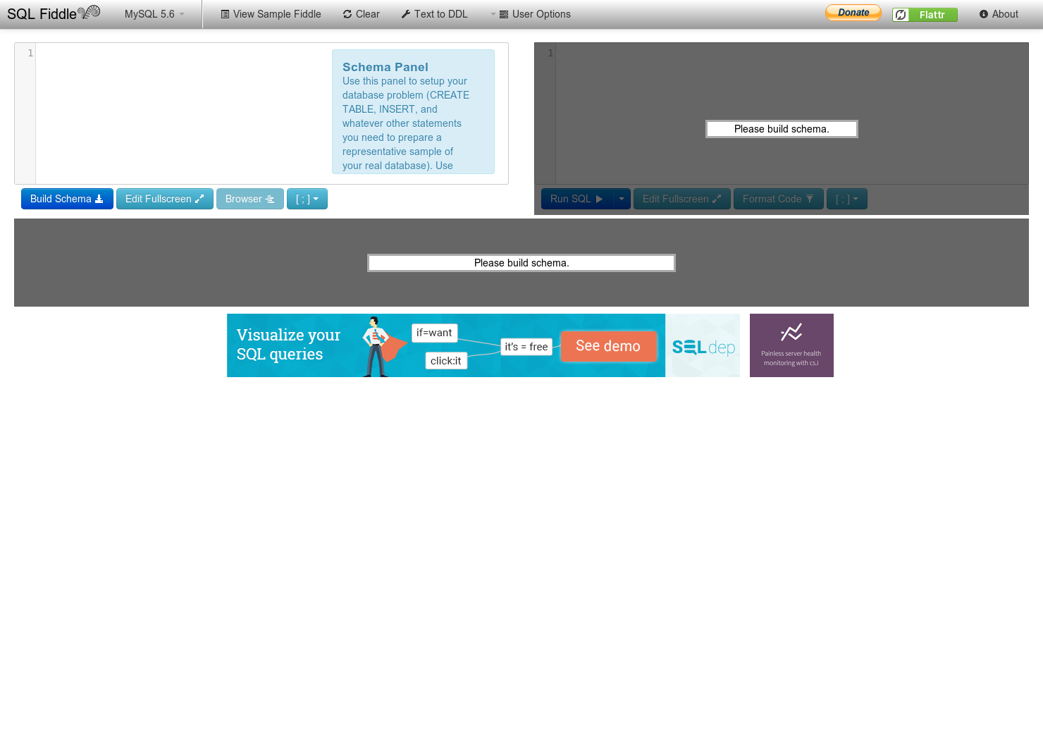 SQL Fiddle gallery image