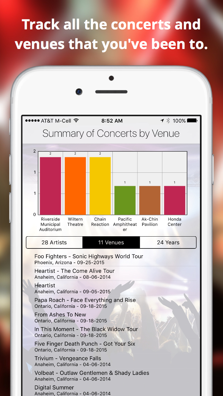 Concert Playlists gallery image