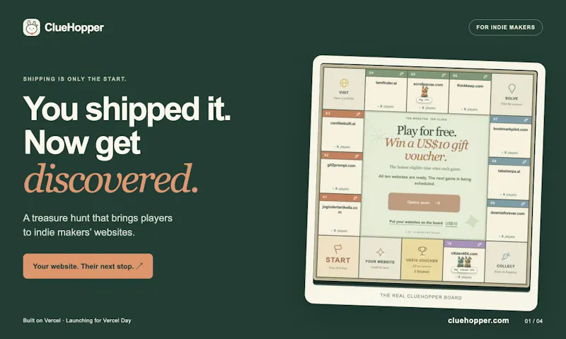 ClueHopper screenshot 2