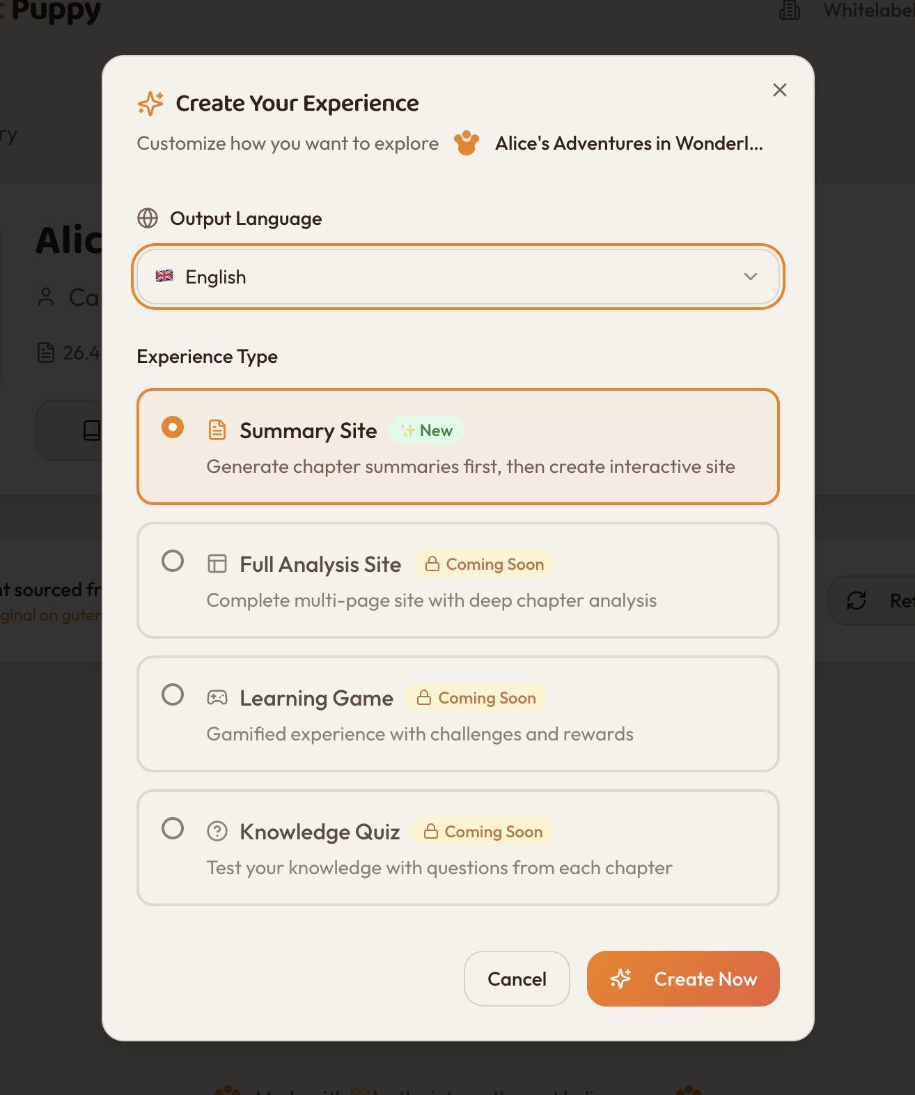 LudicPuppy - Screenshot 3 showing product features and functionality