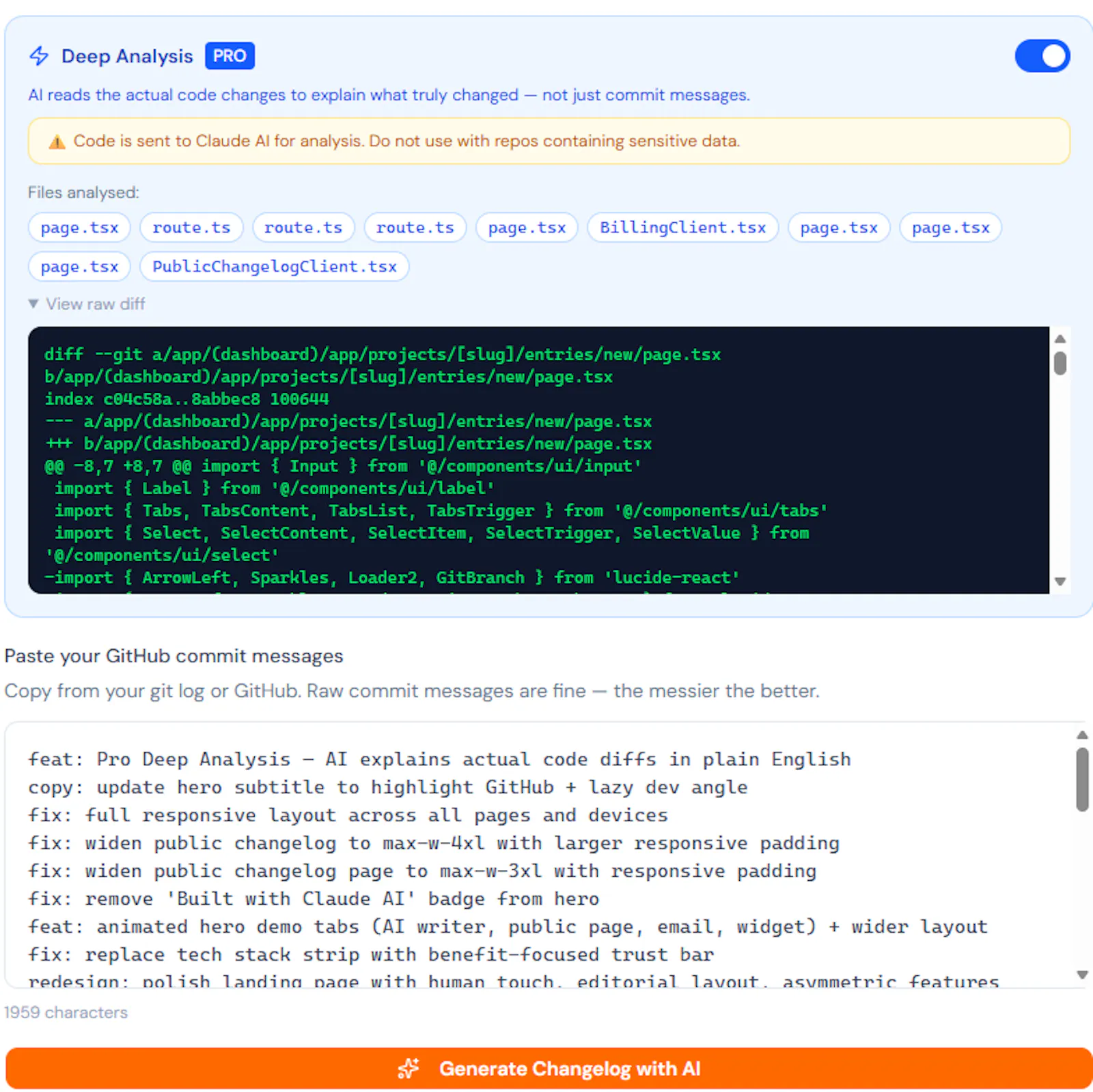 ChangeNote screenshot 6