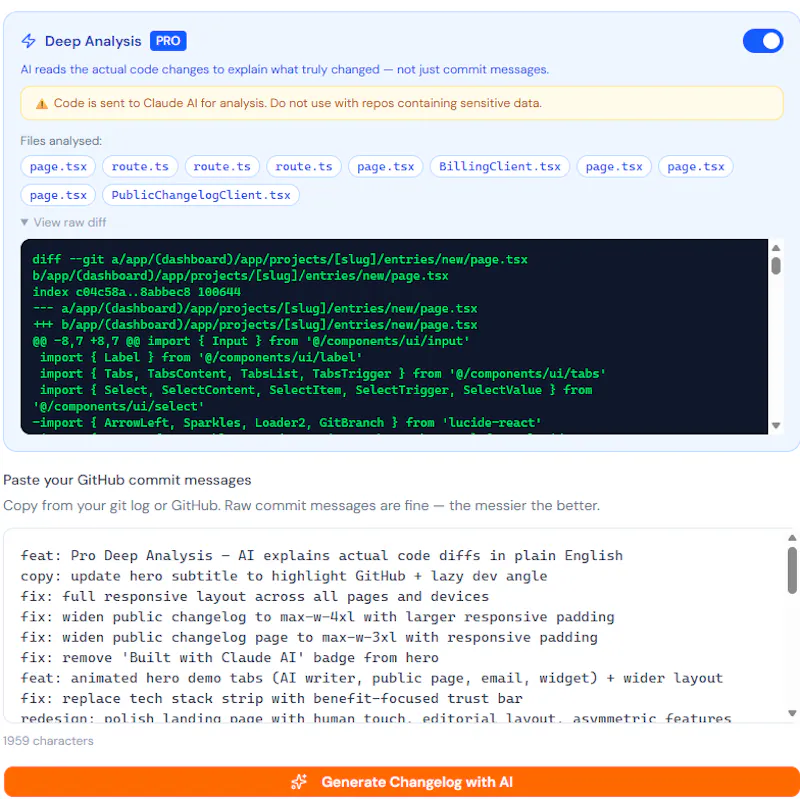 ChangeNote screenshot 6
