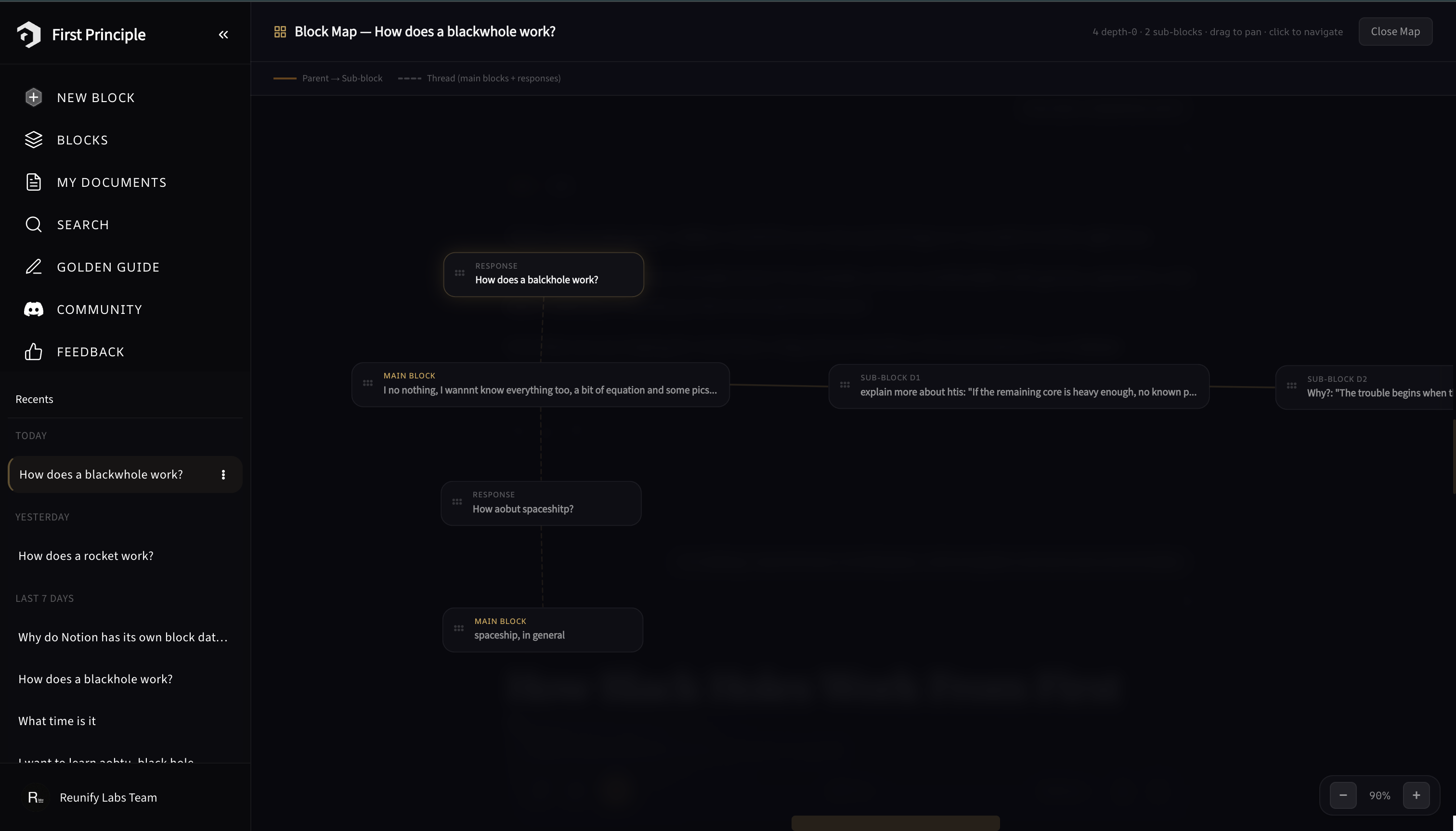 First Principle AI - Screenshot 3 showing product features and functionality