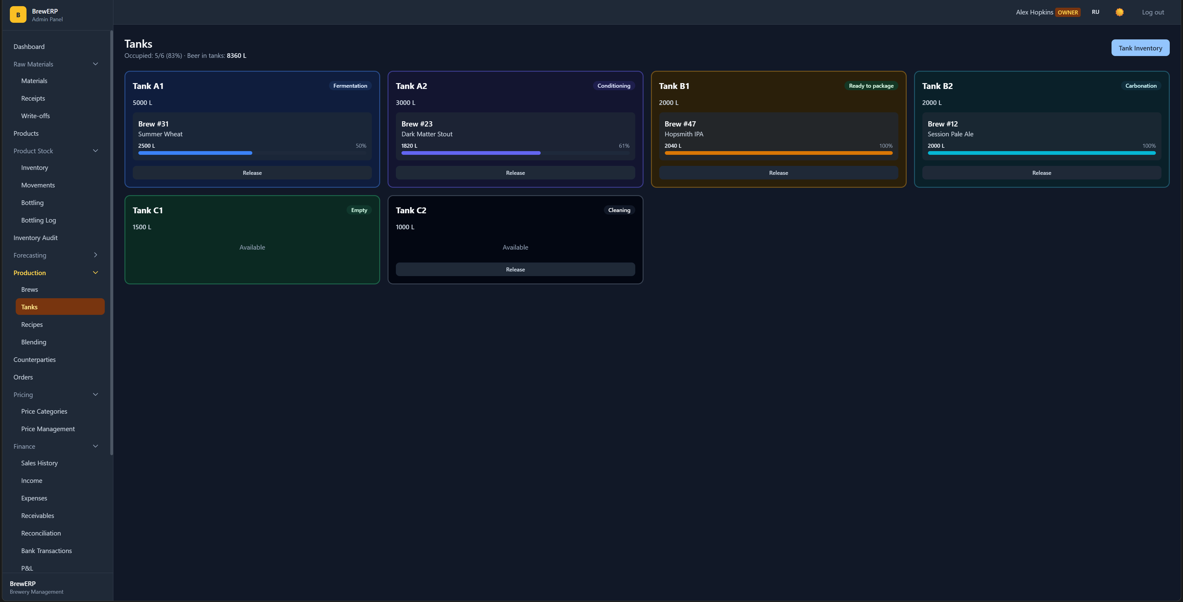 BrewERP — Brewery & Winery Management gallery image