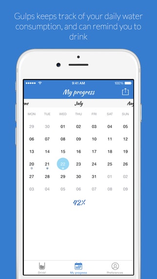 Gulps - Track your water intake gallery image