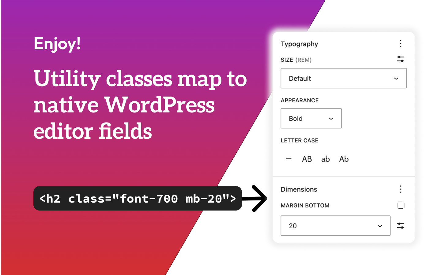 WordPress 블록의 꼬리 바람 - 테일 윈드를 편집 가능한 WP 블록 스타일로 바꾸십시오 - 더 빨리 개발 미디어 5