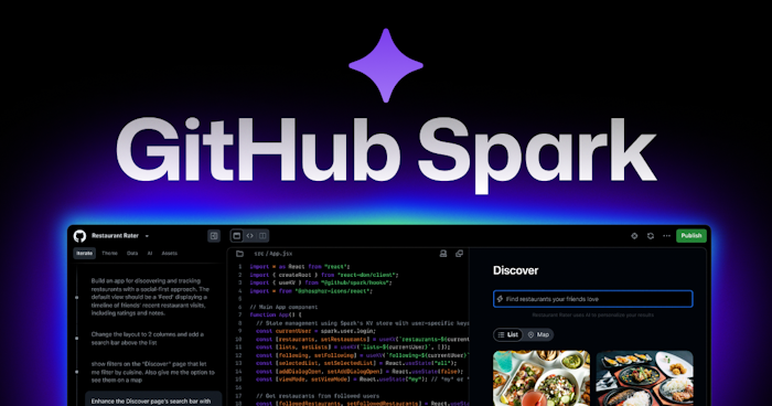 GitHub Spark产品图