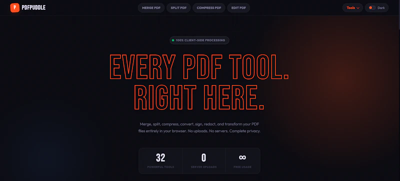 PDFPuddle screenshot 1