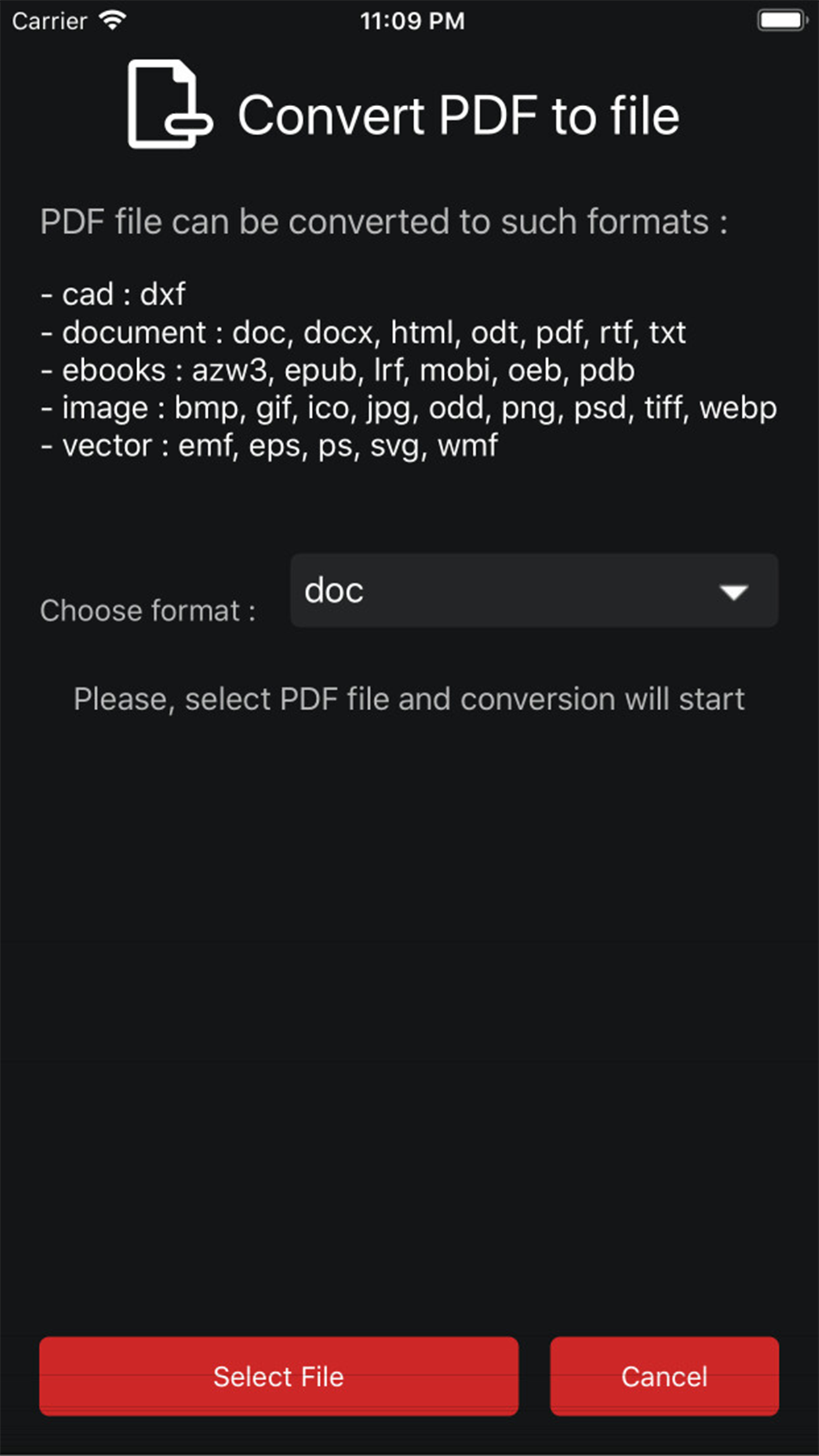 PDF Conversion Tool gallery image