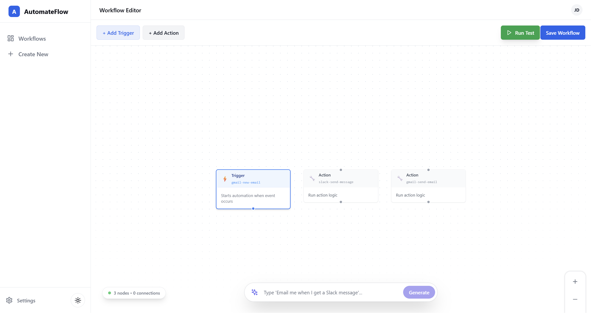 AutomateFlow - Screenshot 3 showing product features and functionality