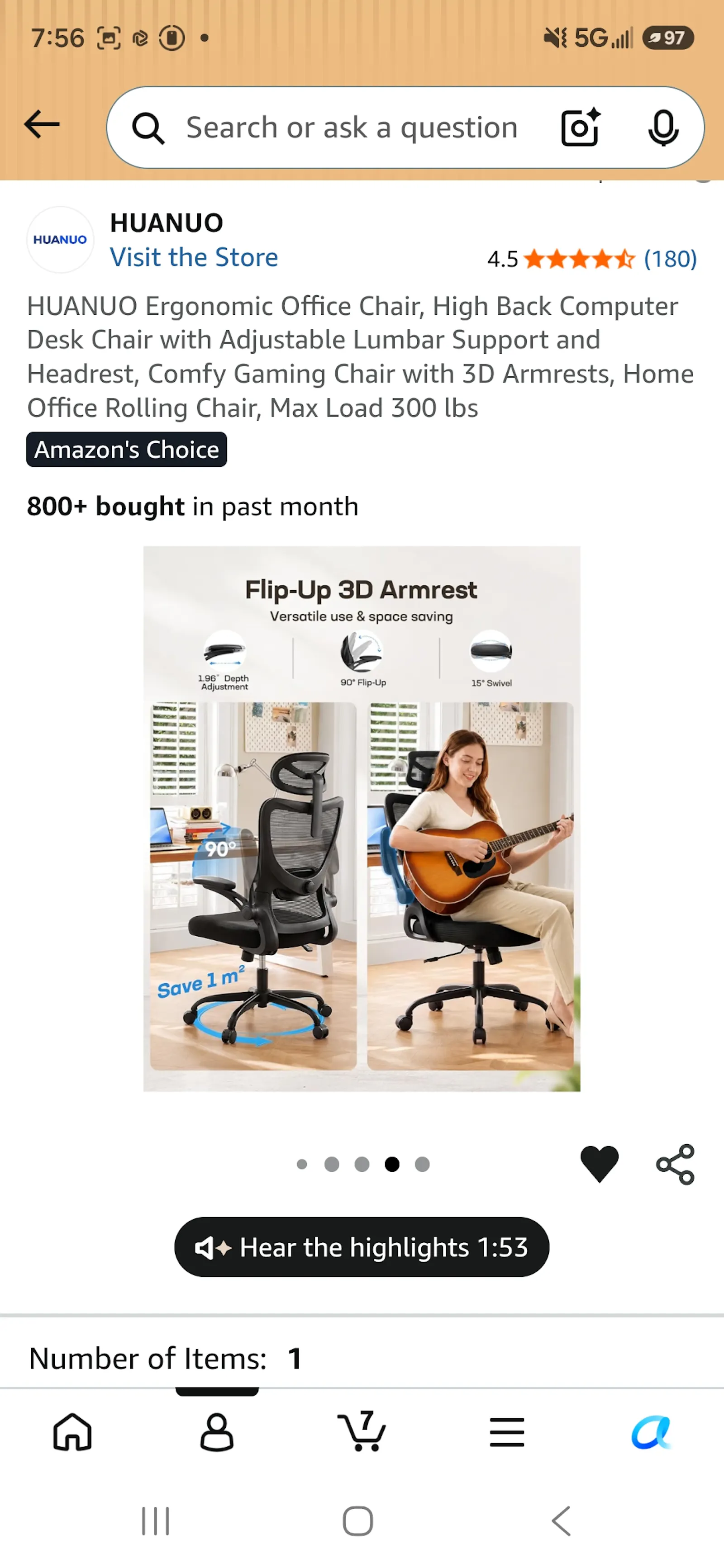 Office Gaming Chair screenshot 4