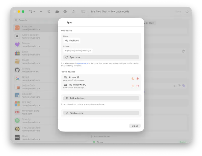 MyPwdTool screenshot 4