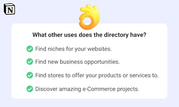 Exclusive list of eCommerce projects gallery image