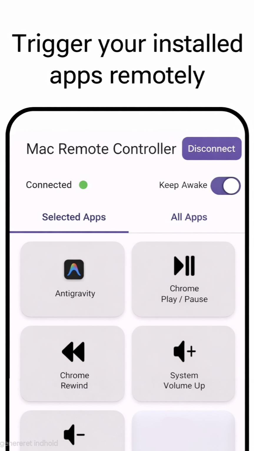 Mac Remote Controller - Screenshot 2 showing product features and functionality