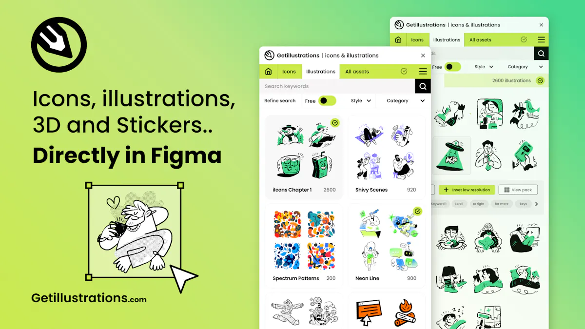 Getillustrations Figma Plugin