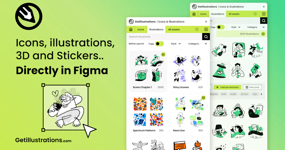 Getillustrations Figma Plugin