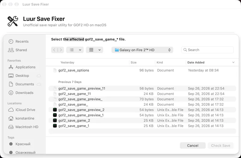 Fix GOF2 Luur black screen on Mac screenshot 3