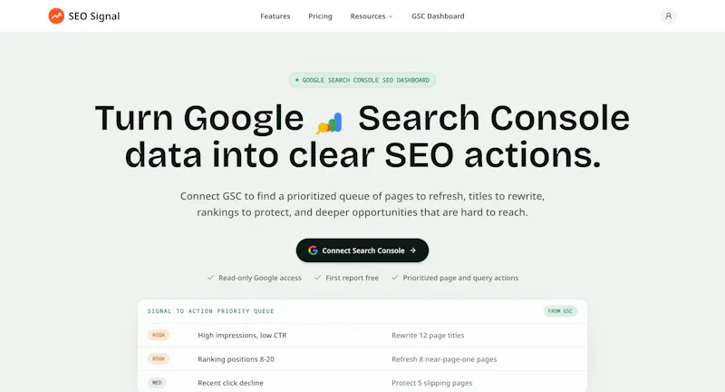 SEO Signal screenshot 1