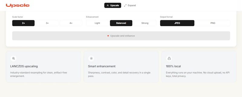 Upscle screenshot 3