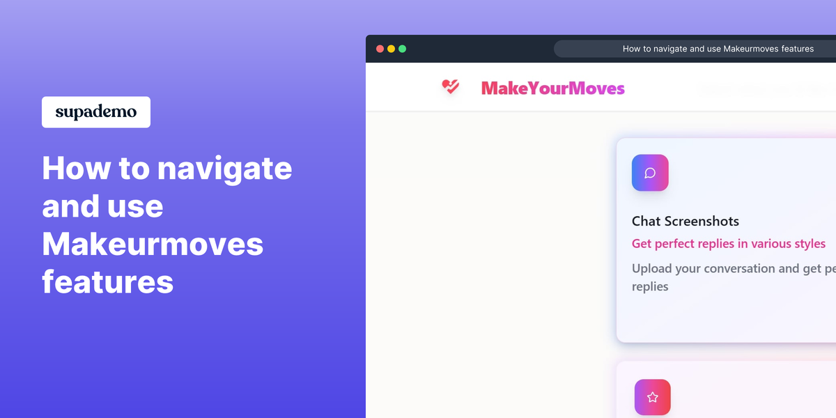 Makeyourmoves - Il tuo AI Wingman media 6