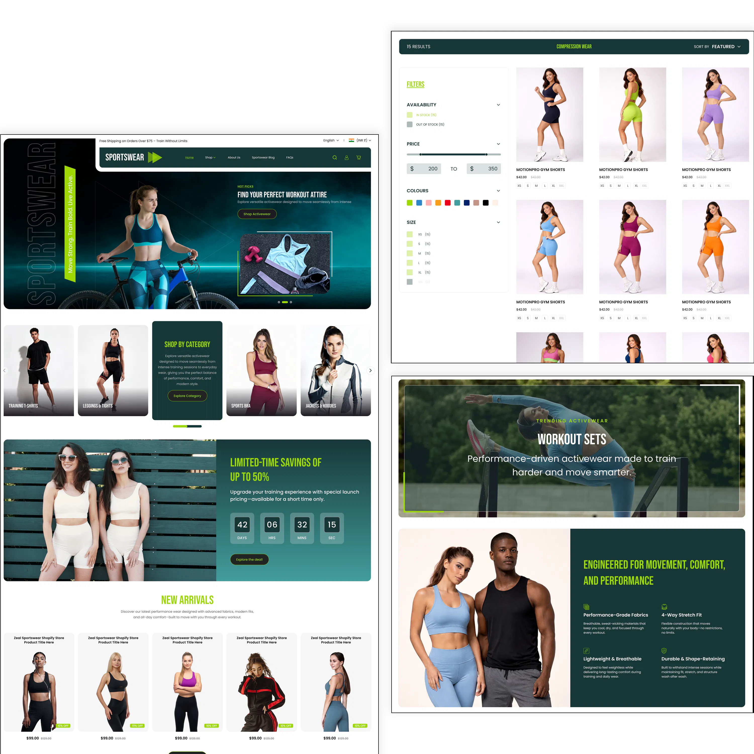 Evolve - Sportswear Shopify Theme gallery image