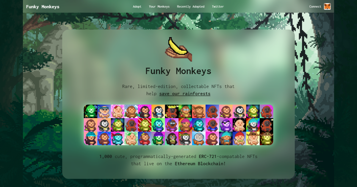 Funky Monkey NFTs gallery image