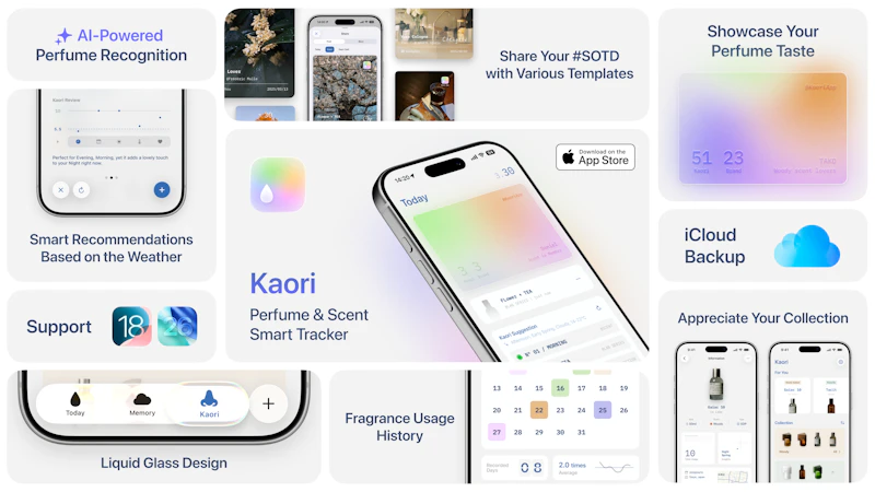 Kaori - Perfume & Scent Tracker screenshot 1