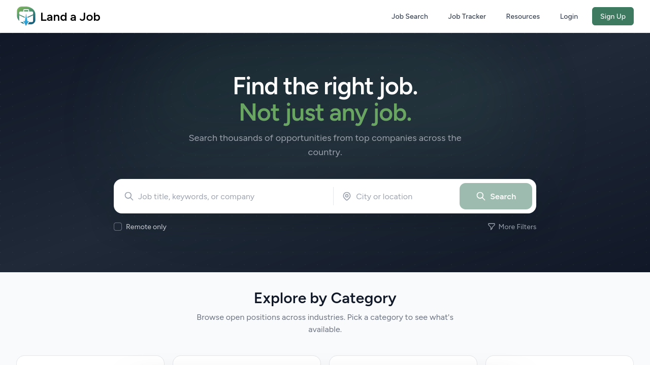 Land A Job gallery image