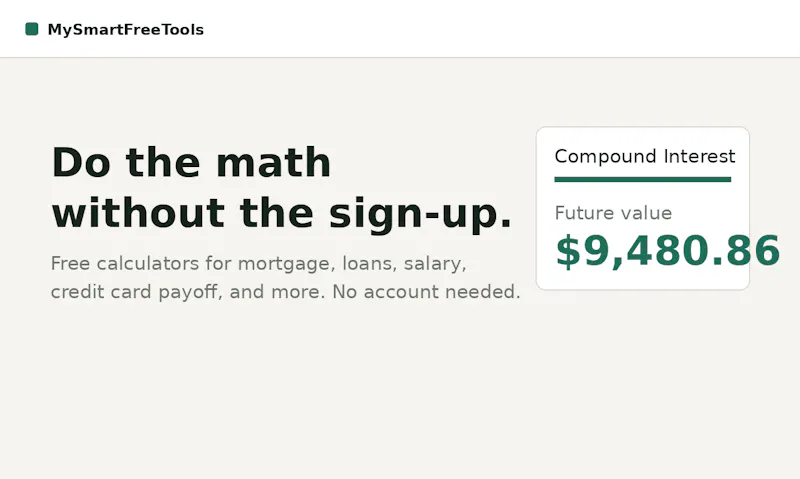 My Smart Free Tools screenshot 1