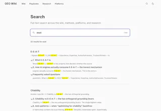 GEO Wiki gallery image