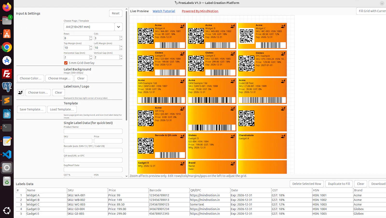 FreeLabels Desktop screenshot 4