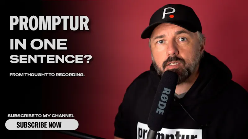 Promptur screenshot 1 (video preview)