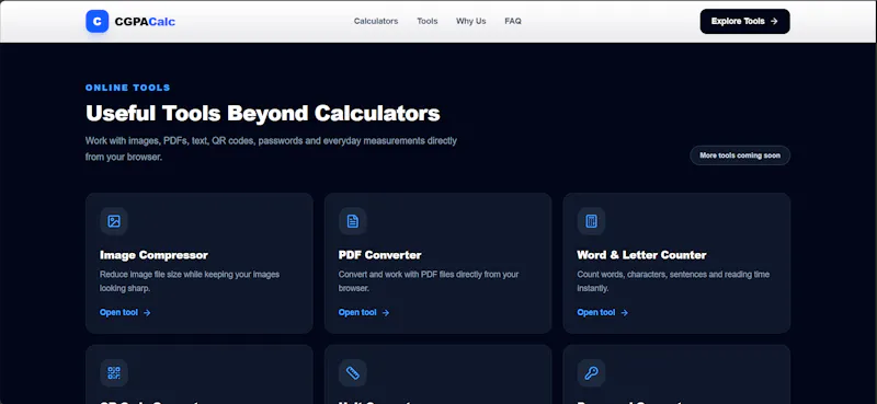 CGPACalc Online screenshot 3