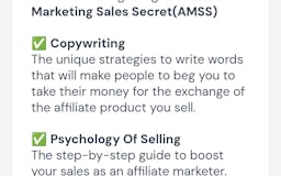 Affiliate marketing sales secret media 3