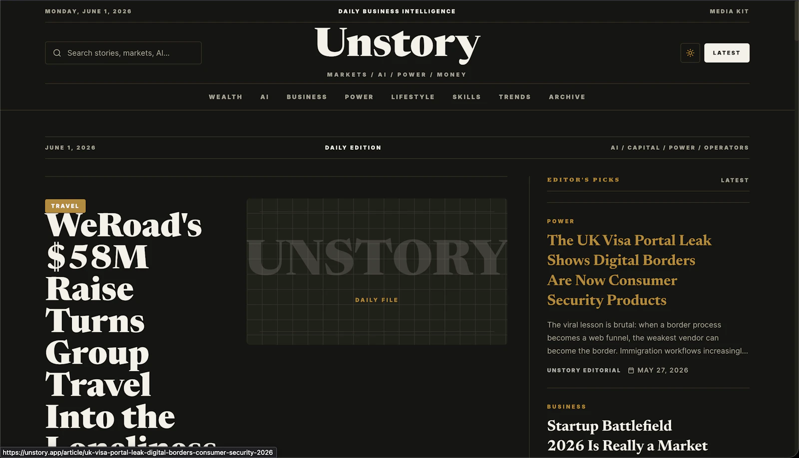Unstory screenshot 2