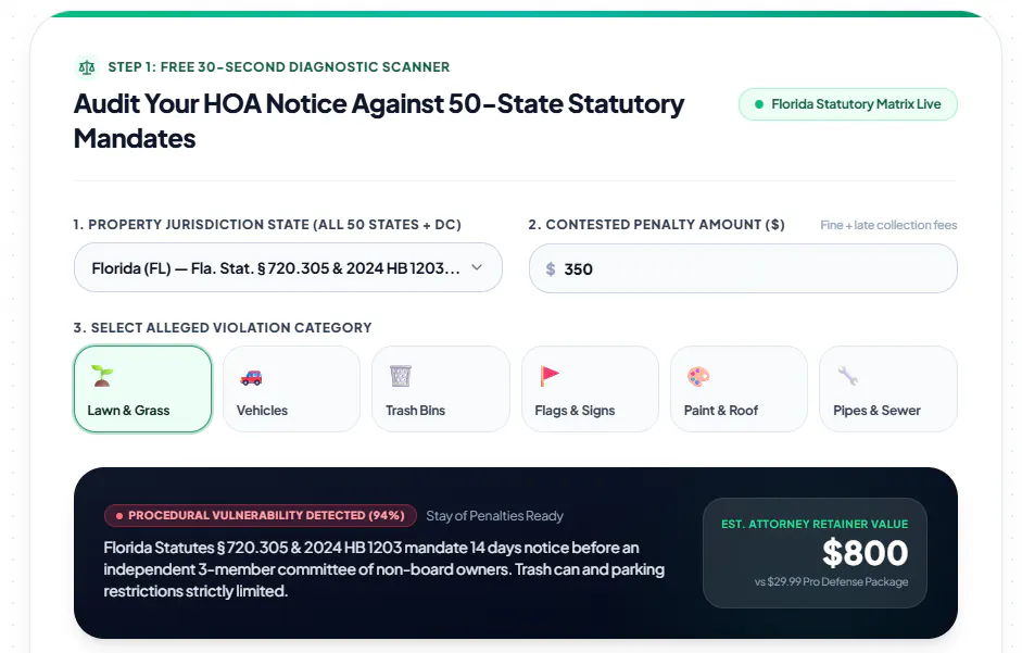HOAFineCheck gallery image