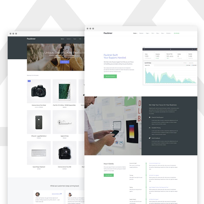 Faulkner - Multi-purpose HTML5 Template for Startups & Saas Companies gallery image