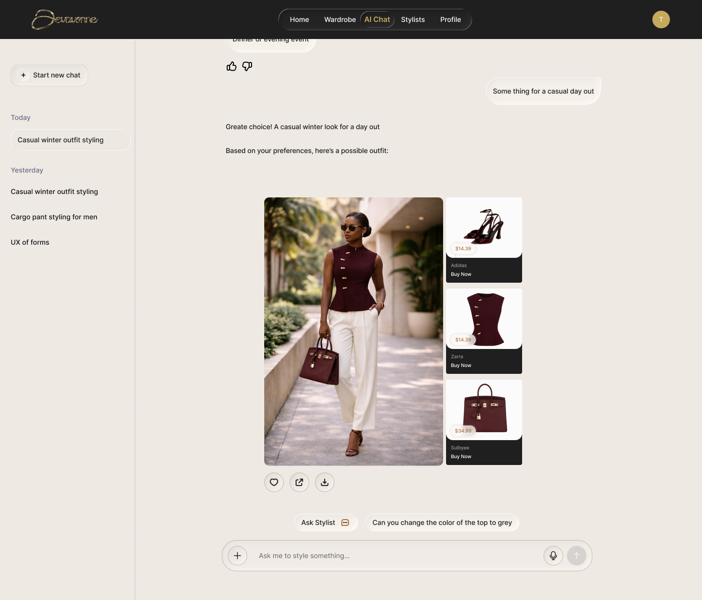 Devavonne: Your Personal AI Stylist gallery image