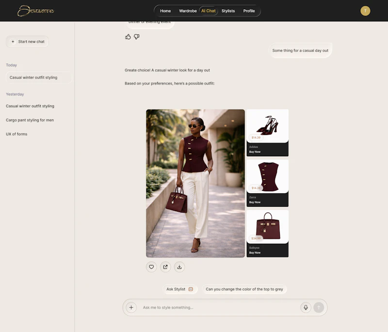 Devavonne: Your Personal AI Stylist screenshot 2
