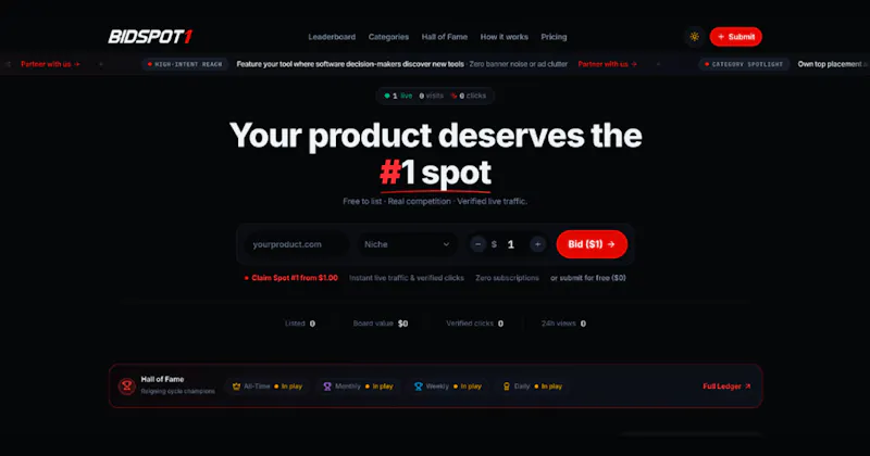 BidSpot1 screenshot 1