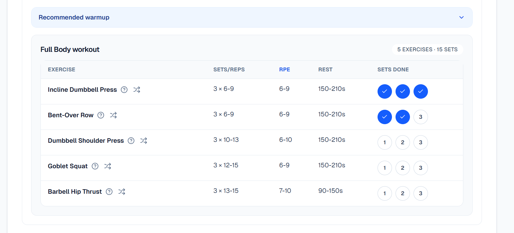 Custom Workout Builder gallery image