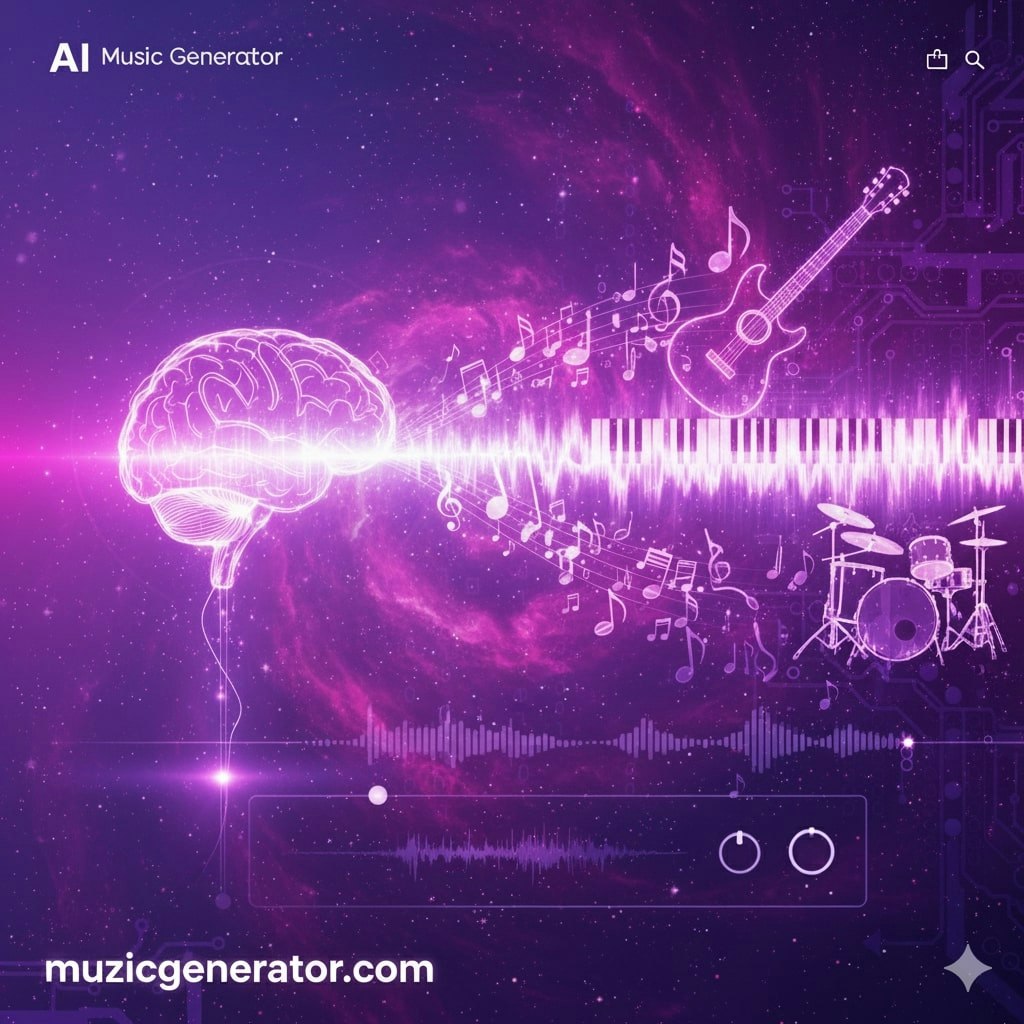 Muzisgenerator - Fikirlerden Şarkılara - AI tarafından desteklenen. medya 3