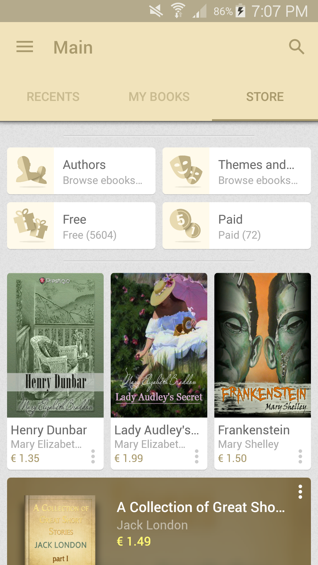 eReader Prestigio: Book Reader gallery image