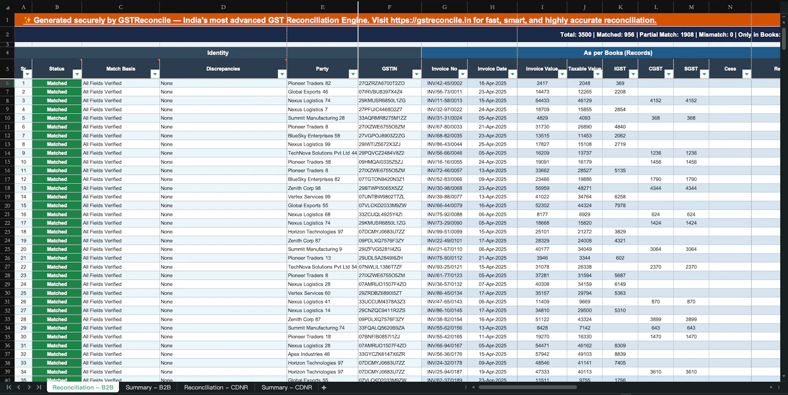 GST Reconcile screenshot 7