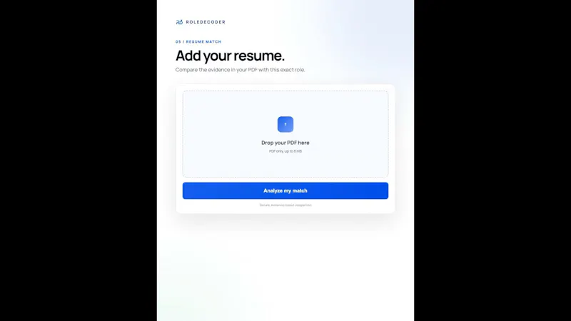 RoleDecoder screenshot 1 (video preview)