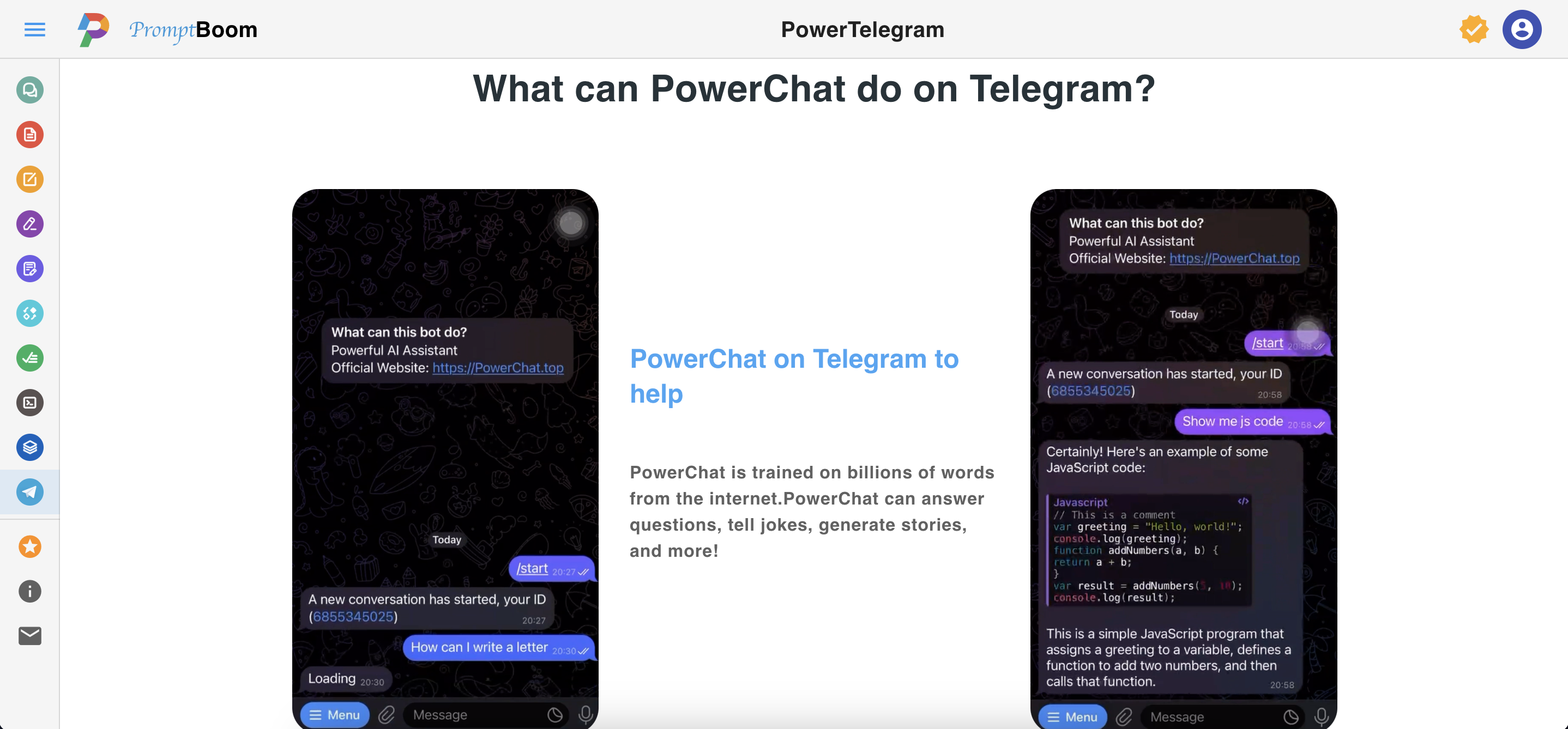 PowerTelegram gallery image